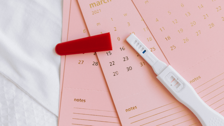 image of pregnancy test