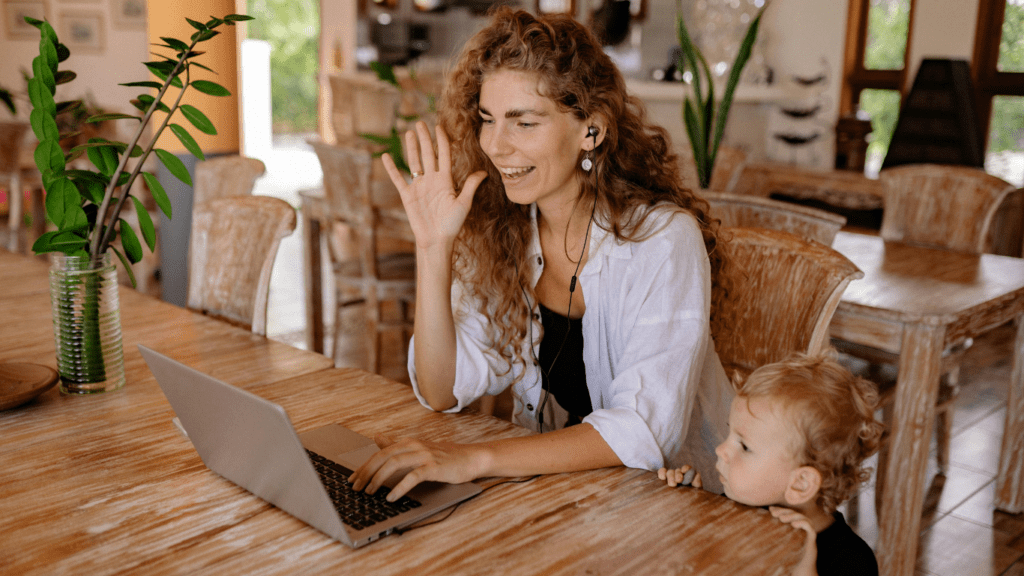 a person using a laptop
