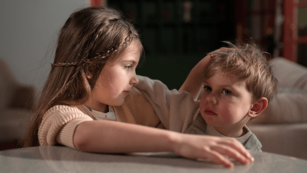 brother and sister fighting