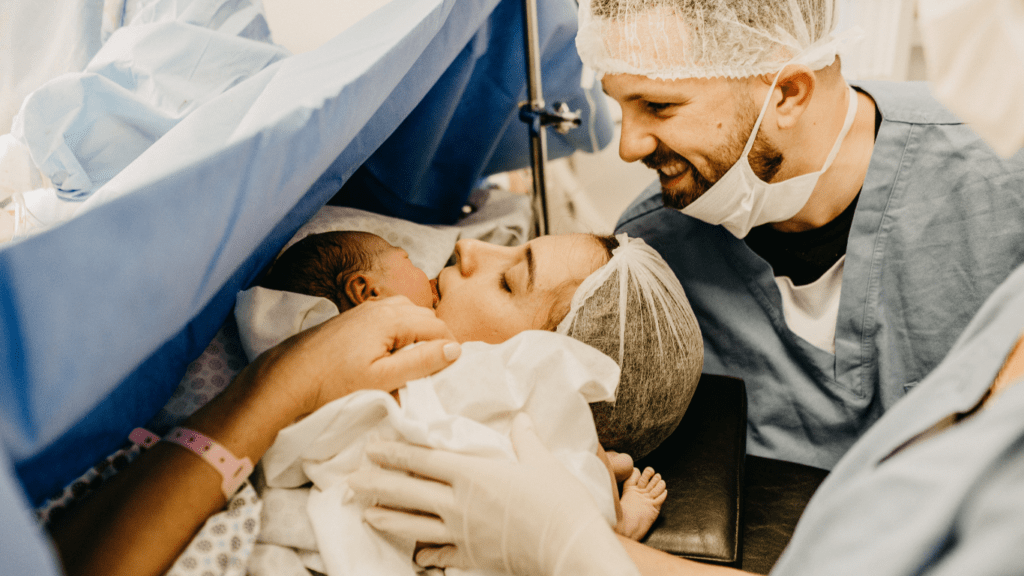 image of a new born baby