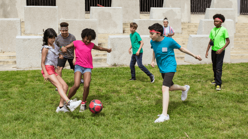 image of children playing