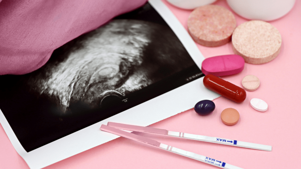 image of pregnancy test
