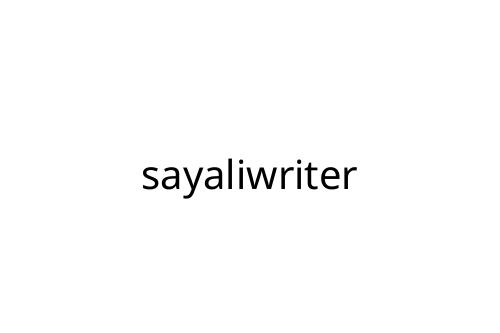 sayaliwriter