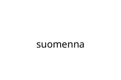 suomenna