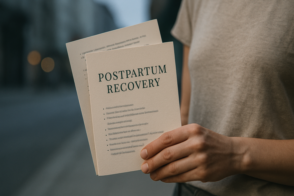 fourth trimester recovery tips