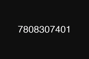 7808307401