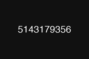 5143179356