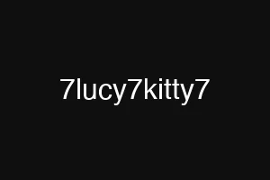 7lucy7kitty7